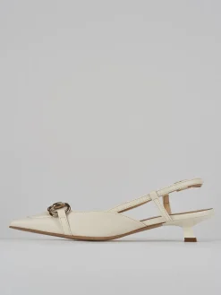 Best Slingback tacco 3cm pelle Donna Slingback