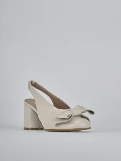 Sale Slingback tacco 8cm pelle Donna Slingback