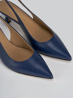 New Slingback tacco 5cm pelle Donna Slingback