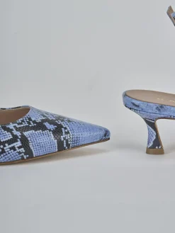 Best Slingback tacco 5cm pitone Donna Slingback