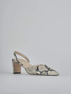 New Slingback tacco 6cm pitone Donna Slingback