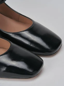 Clearance Slingback tacco 5cm vernice Donna Slingback