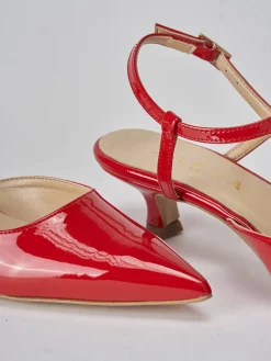 Best Slingback tacco 4cm vernice Donna Slingback