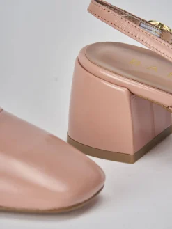 Discount Slingback tacco 5cm vernice Donna Slingback