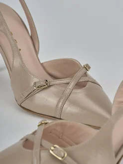 Online Slingback tacco 7cm vernice Donna Slingback