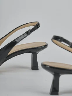 Best Slingback tacco 7cm vernice Donna Slingback