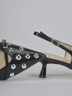 Clearance Slingback tacco 5cm vernice Donna Slingback