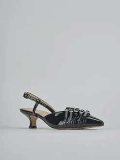 Slingback tacco 4cm vernice Donna Slingback