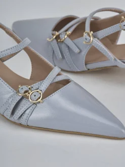 Discount Slingback tacco 3cm vernice Donna Slingback