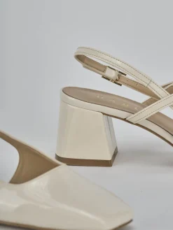 Slingback tacco 5cm vernice Donna Slingback