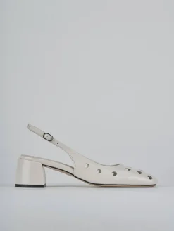 Hot Slingback tacco 5cm vernice Donna Slingback