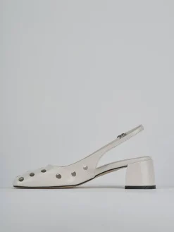 Hot Slingback tacco 5cm vernice Donna Slingback