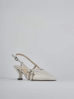 Hot Slingback tacco 6cm vernice Donna Slingback