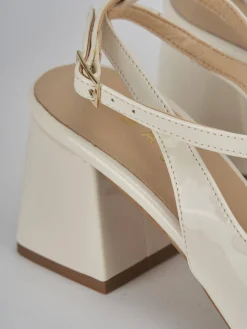 Best Slingback tacco 7cm vernice Donna Slingback