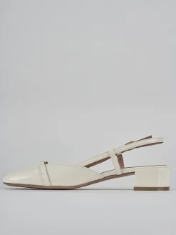 Discount Slingback tacco 3cm vernice Donna Slingback