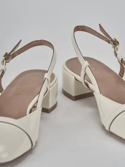 Discount Slingback tacco 3cm vernice Donna Slingback