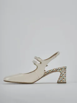 New Slingback tacco 5cm vernice Donna Slingback