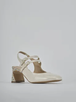 New Slingback tacco 5cm vernice Donna Slingback