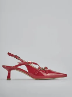 New Slingback tacco 7cm vernice Donna Slingback