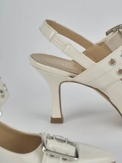 Online Slingback tacco 7cm vernice Donna Slingback