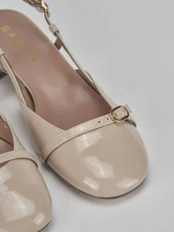 Best Slingback tacco 3cm vernice Donna Slingback