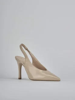 Hot Slingback tacco 9cm vernice Donna Slingback