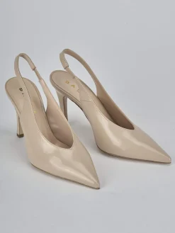 Hot Slingback tacco 9cm vernice Donna Slingback