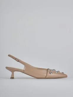 Online Slingback tacco 5cm vernice Donna Slingback