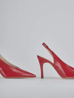 Best Slingback tacco 9cm vernice Donna Slingback