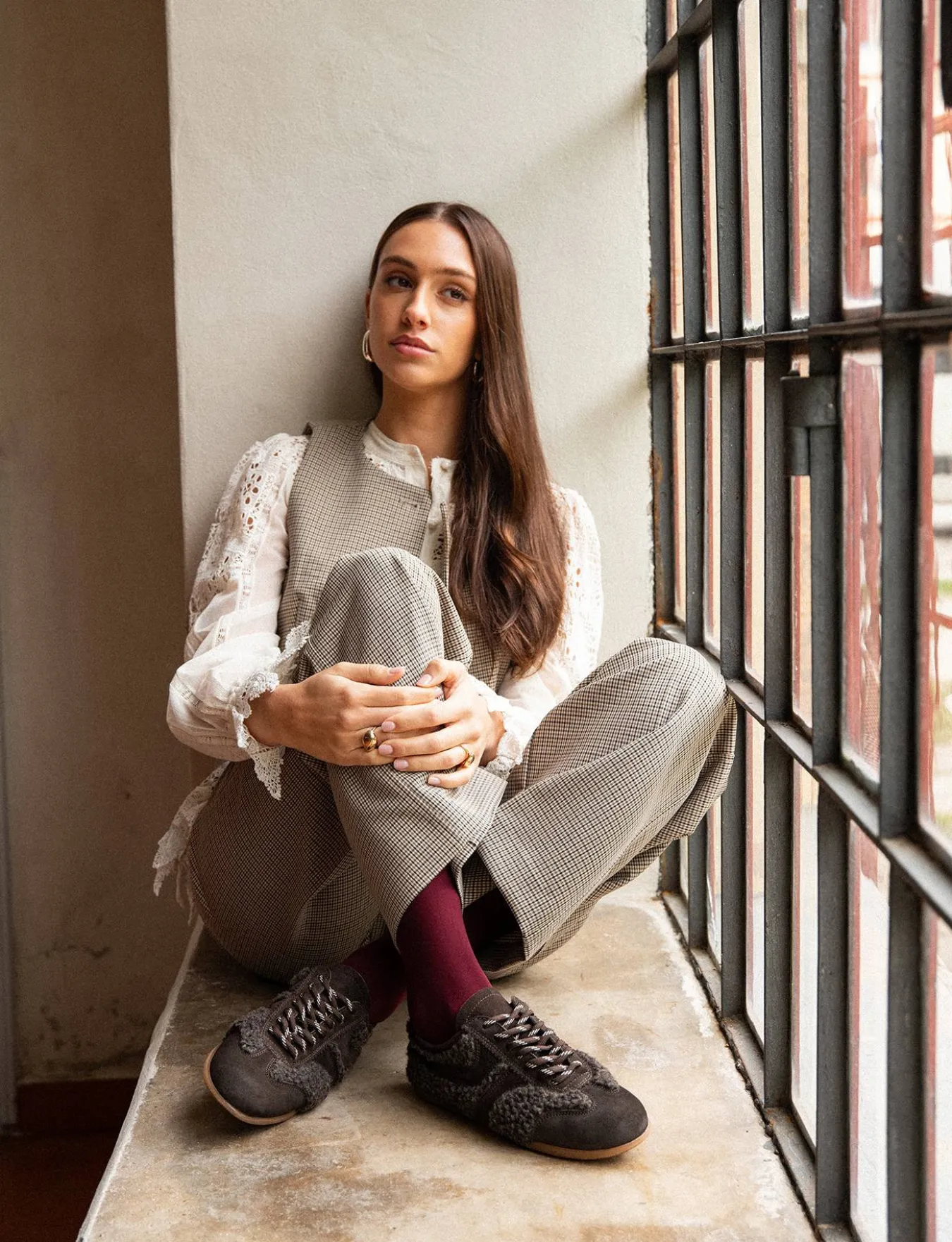 Clearance Sneakers camoscio testa Donna Sneakers