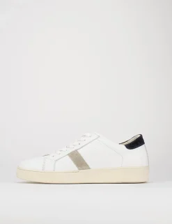 Sale sneakers fondo gomma e soletto interno in vera pelle. tomaia in morbida pelle Uomo Sneakers