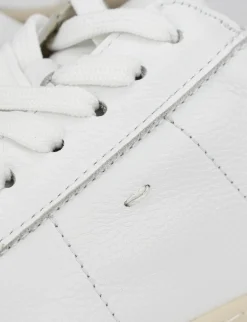 Sale sneakers fondo gomma e soletto interno in vera pelle. tomaia in morbida pelle Uomo Sneakers