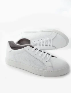 Outlet sneakers fondo in gomma e soletto interno in vera pelle. Tomaia in morbidissima pelle nappata Uomo Sneakers