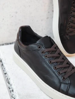 Sneakers pelle testa Uomo Sneakers