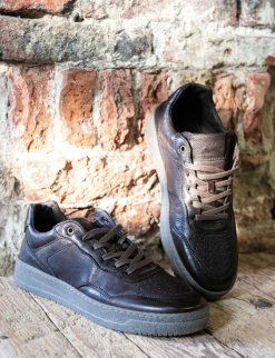 Online Sneakers pelle testa Uomo Sneakers