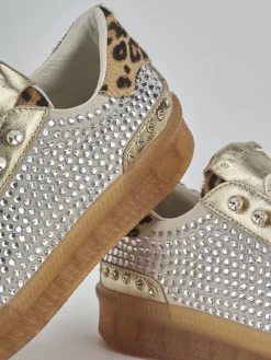 Online Sneakers tacco 1cm laminato Donna Sneakers