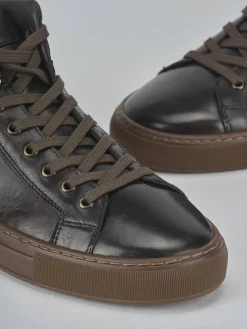 Online Sneakers tacco 1cm pelle testa Uomo Sneakers