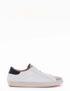 Sale Sportive fondo gomma e soletto interno in vera pelle Uomo Sneakers