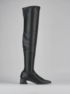 Best Stivale scosciato tacco 5cm pelle Donna Stivali Tacco Alto