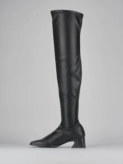 Best Stivale scosciato tacco 5cm pelle Donna Stivali Tacco Alto