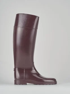 Outlet Stivale tacco 2 cm bordo' gomma Donna Stivali Tacco Basso