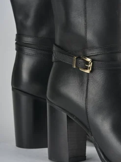 Stivale tacco 8 cm pelle Donna Stivali Tacco Alto