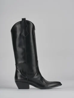 Best Stivale tacco 5 cm pelle Donna Stivali Tacco Alto