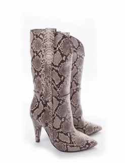 Hot stivale texano tacco 10 cm roccia Donna Texani