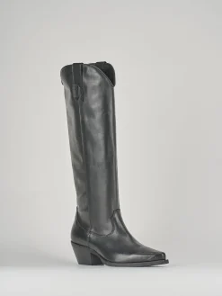 Best Stivale texano tacco 4 cm pelle Donna Texani