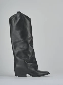 Online Stivale texano tacco 6 cm pelle Donna Texani|Stivali Tacco Alto