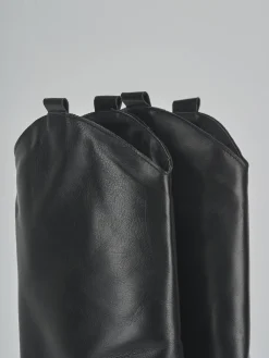 Online Stivale texano tacco 6 cm pelle Donna Texani|Stivali Tacco Alto