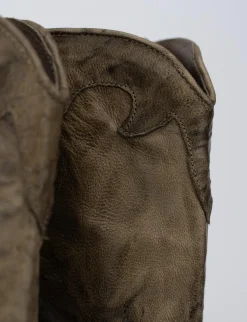 Hot Stivale texano tacco 5 cm pelle Donna Texani