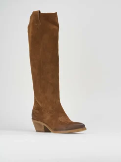 Best Stivale texano tacco 4 cm camoscio Donna Texani