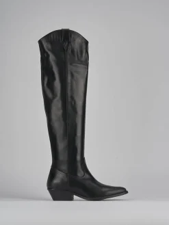 New Stivale texano tacco 3 pelle Donna Texani|Stivali Tacco Basso